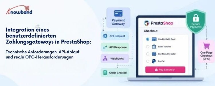 Integration eines Zahlungsdienstleisters in PrestaShop: Leitfaden zu API & OPC