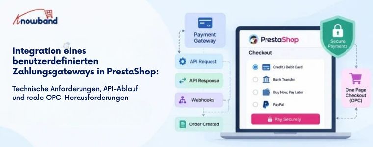 Integration eines Zahlungsdienstleisters in PrestaShop: Leitfaden zu API & OPC
