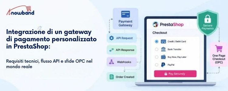 Integrazione di un gateway di pagamento in PrestaShop: Guida a API e OPC