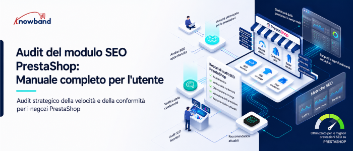 Modulo SEO Audit per PrestaShop per l'analisi delle prestazioni SEO del sito web