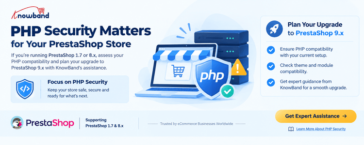 Critical PHP vulnerabilities in October 2026 and the importance of upgrading PrestaShop 8 to PrestaShop 9 for improved security and compatibility