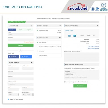 One Page Checkout Pro - Opencart Extension