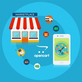 Zaawansowany rynek OpenCart z aplikacją mobilną - rozszerzenia OpenCart