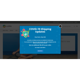 Free COVID-19 Information Popup - Magento 2 ® Extensions