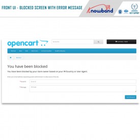 Blocker - Block Bot/User by IP country or User Agent - Opencart Extensions