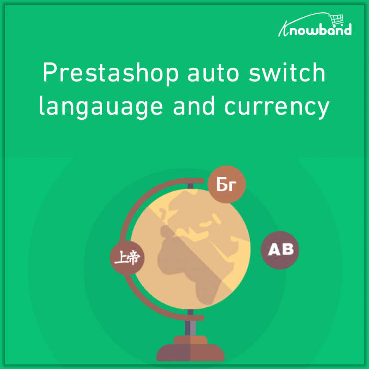 Prestashop auto switch language and currency module