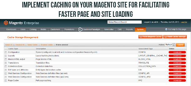 Turbo Boost Your Magento Site With These Tips- Implement caching on your Magento site | Knowband
