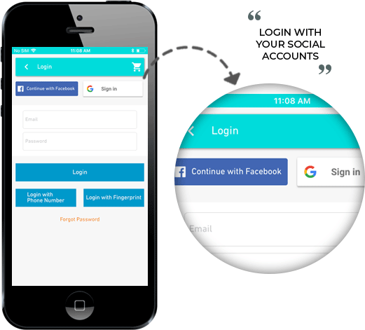 Android Quick Login Options